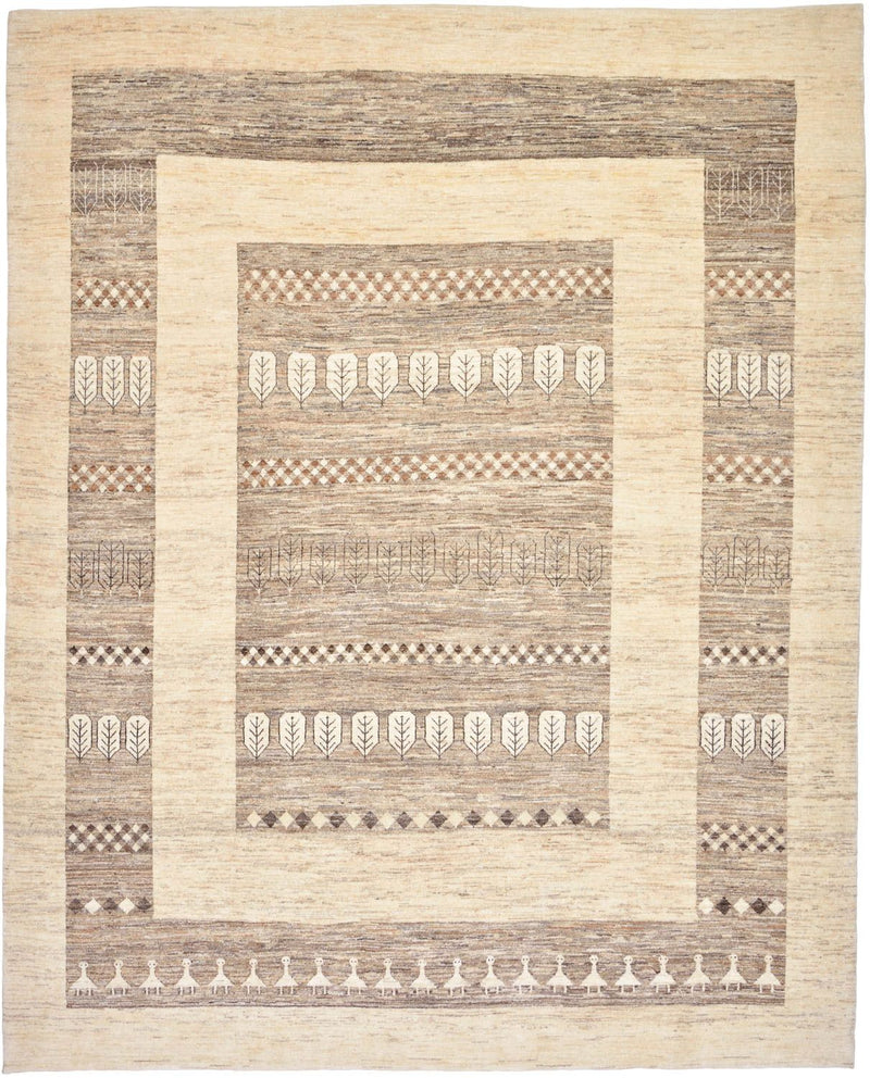 Gabbeh-matta - Loribaft Persian - 253 x 203 cm - sand