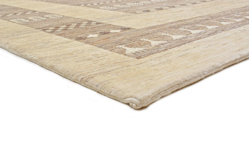Gabbeh-matta - Loribaft Persian - 253 x 203 cm - sand