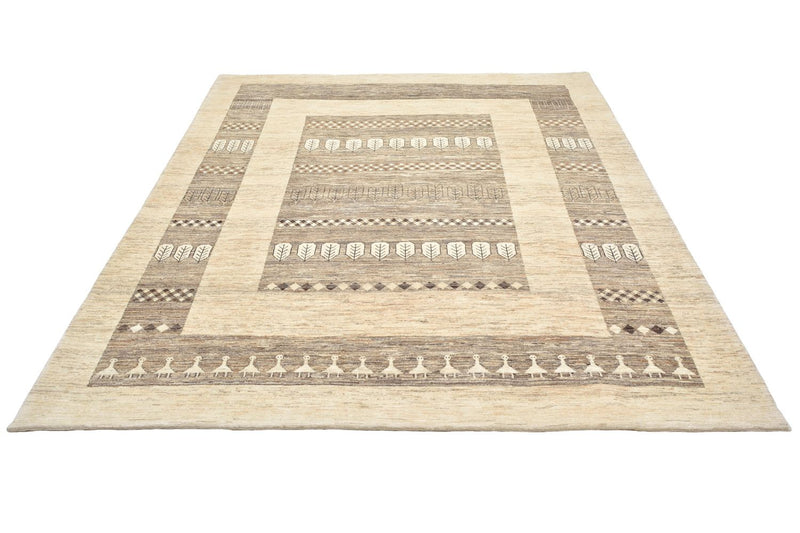 Gabbeh-matta - Loribaft Persian - 253 x 203 cm - sand