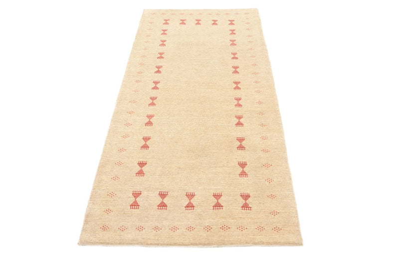 Runner Gabbeh-matta - Loribaft Persian - 201 x 85 cm - beige