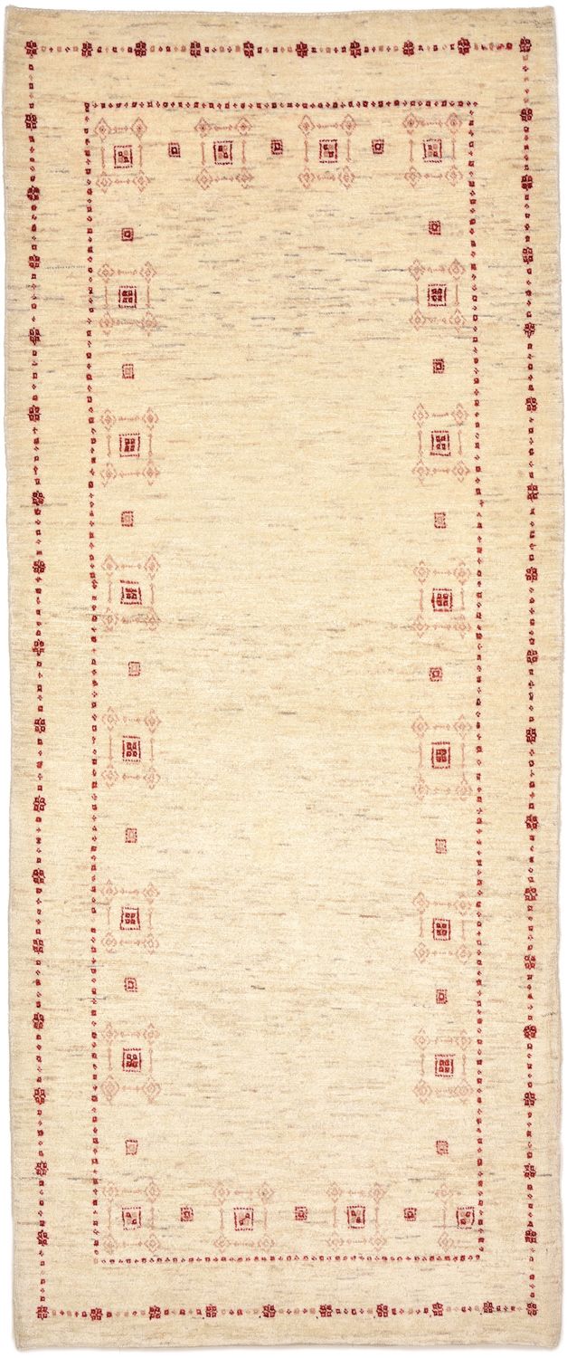 Runner Gabbeh-matta - Loribaft Persian - 202 x 82 cm - natur