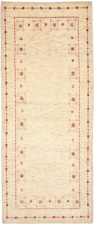Runner Gabbeh-matta - Loribaft Persian - 202 x 82 cm - natur