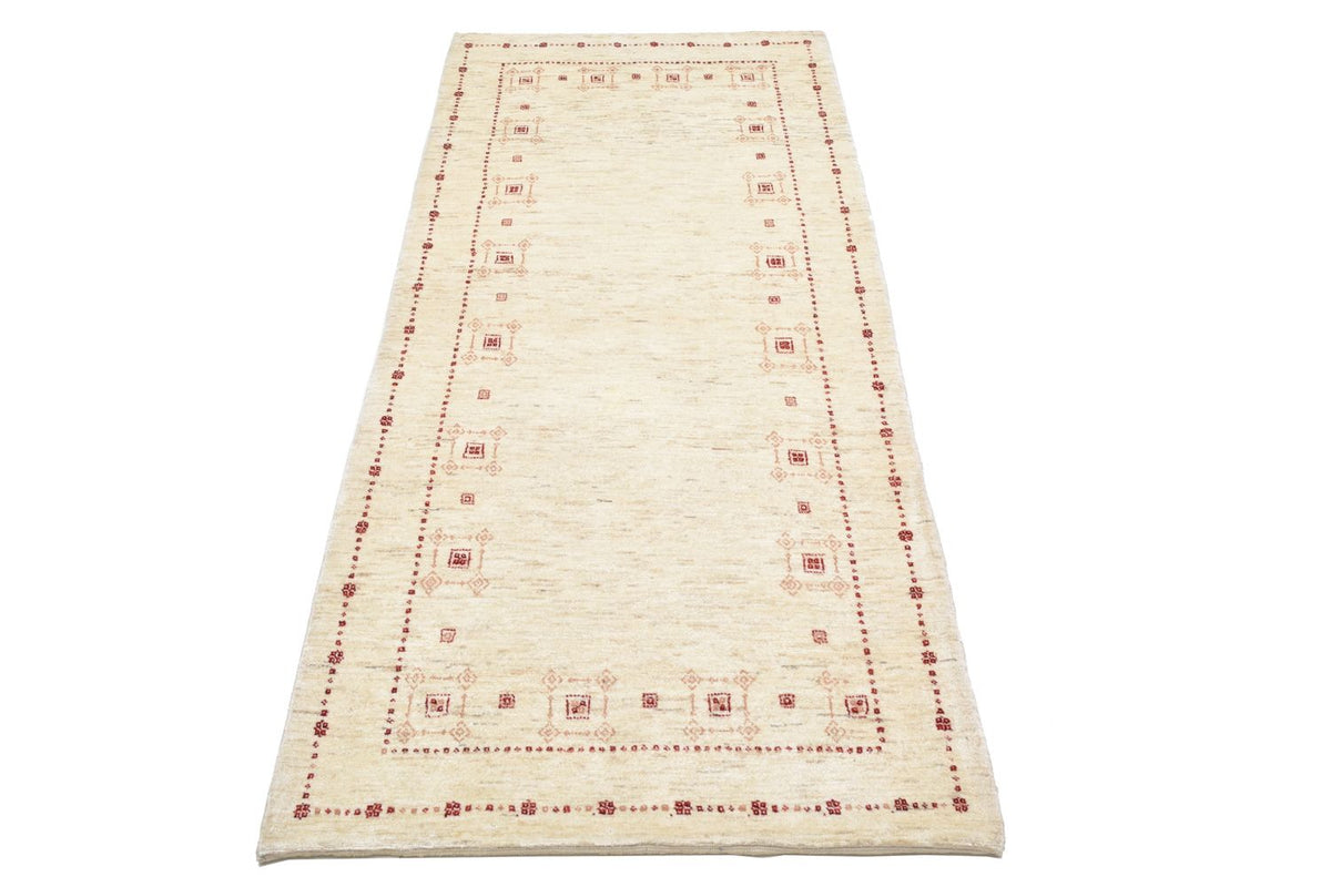 Runner Gabbeh-matta - Loribaft Persian - 202 x 82 cm - natur