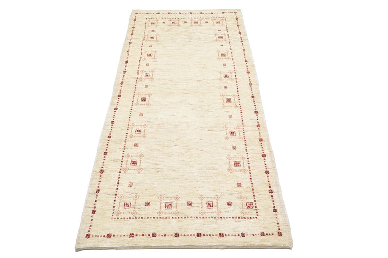 Runner Gabbeh-matta - Loribaft Persian - 202 x 82 cm - natur