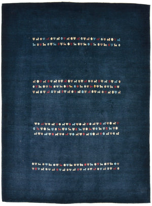 Gabbeh-matta - Loribaft Persian - 209 x 154 cm - blå