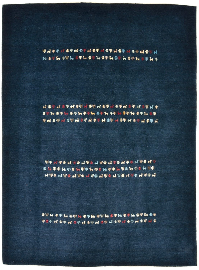 Gabbeh-matta - Loribaft Persian - 209 x 154 cm - blå