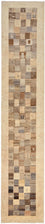 Runner Gabbeh-matta - Loribaft Persian - 512 x 101 cm - ljusbrun