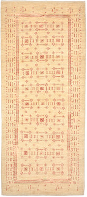 Runner Gabbeh-matta - Loribaft Persian - 195 x 85 cm - beige