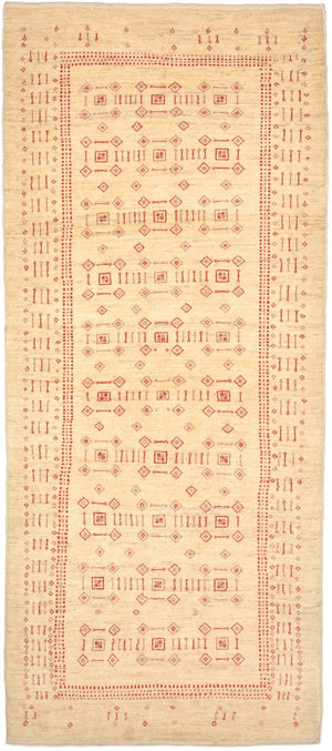 Runner Gabbeh-matta - Loribaft Persian - 195 x 85 cm - beige