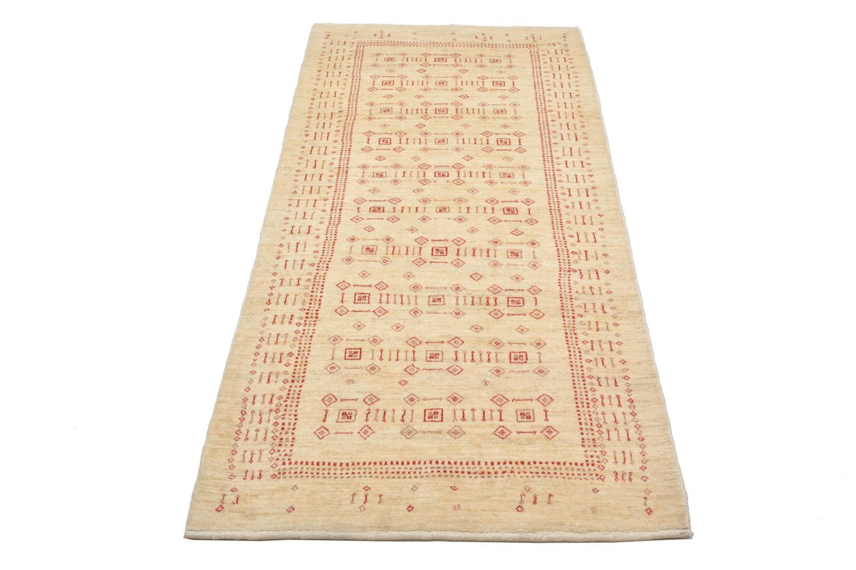 Runner Gabbeh-matta - Loribaft Persian - 195 x 85 cm - beige