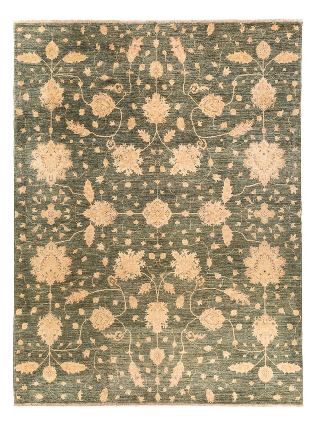 Ziegler Carpet - 348 x 256 cm - olivgrön