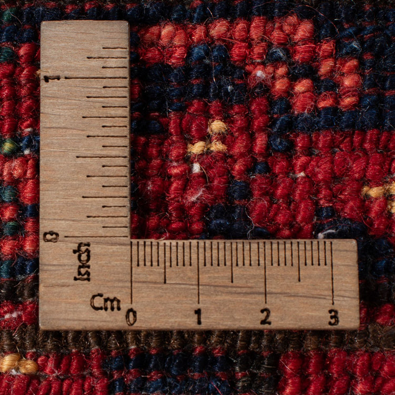 Runner Afghansk matta - 207 x 86 cm - röd