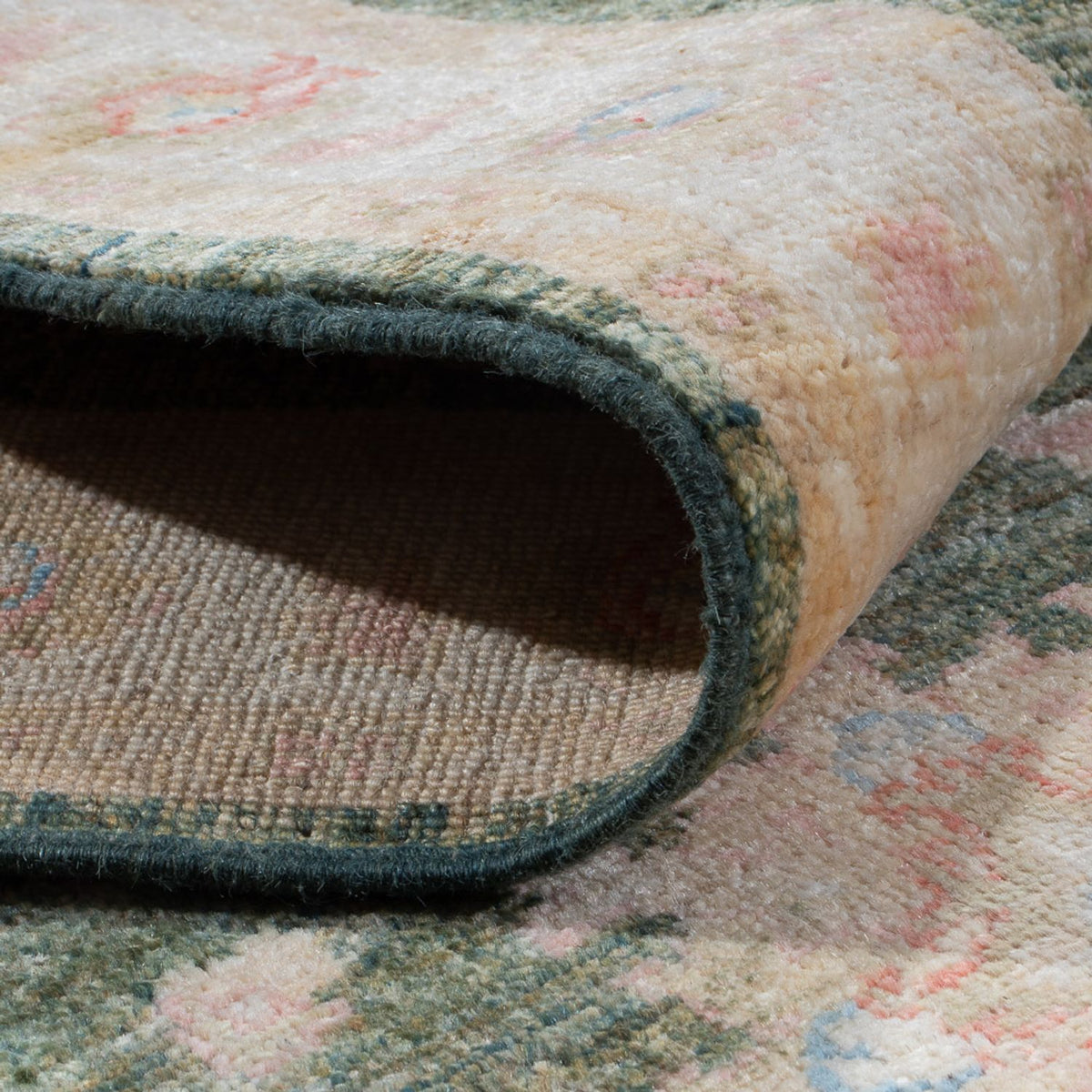 Runner Ziegler Carpet - 197 x 77 cm - olivgrön