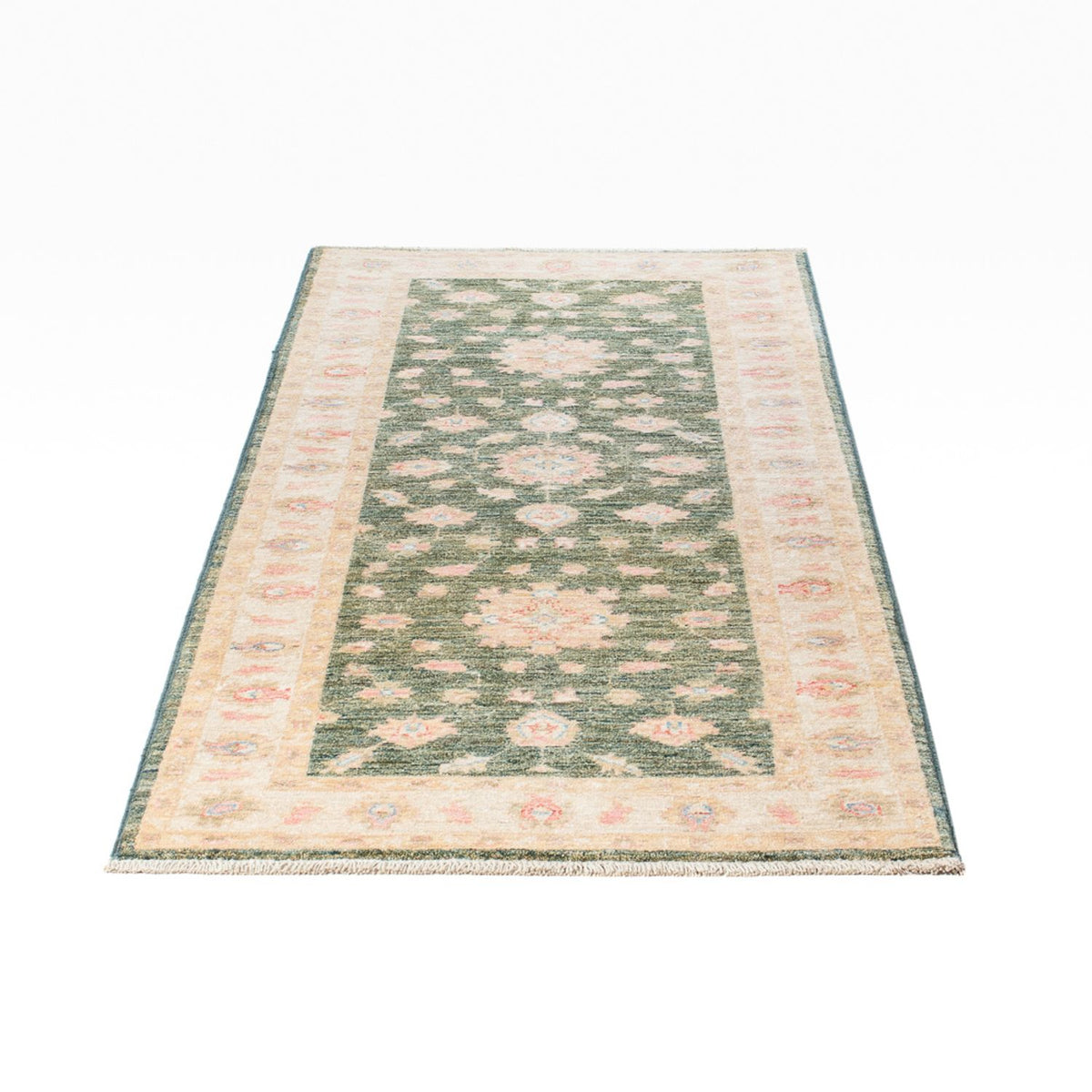 Runner Ziegler Carpet - 197 x 77 cm - olivgrön