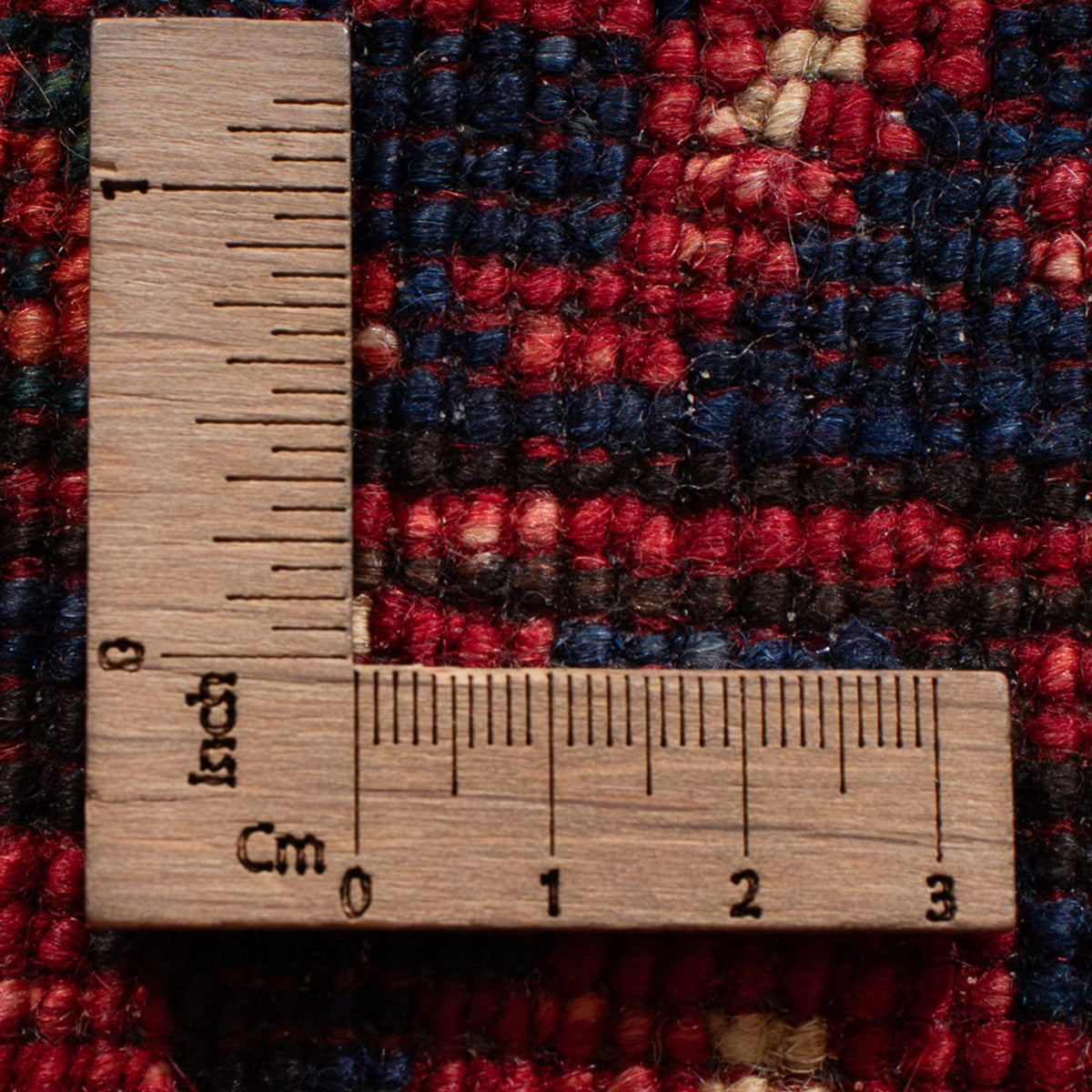 Runner Afghansk matta - 206 x 84 cm - röd