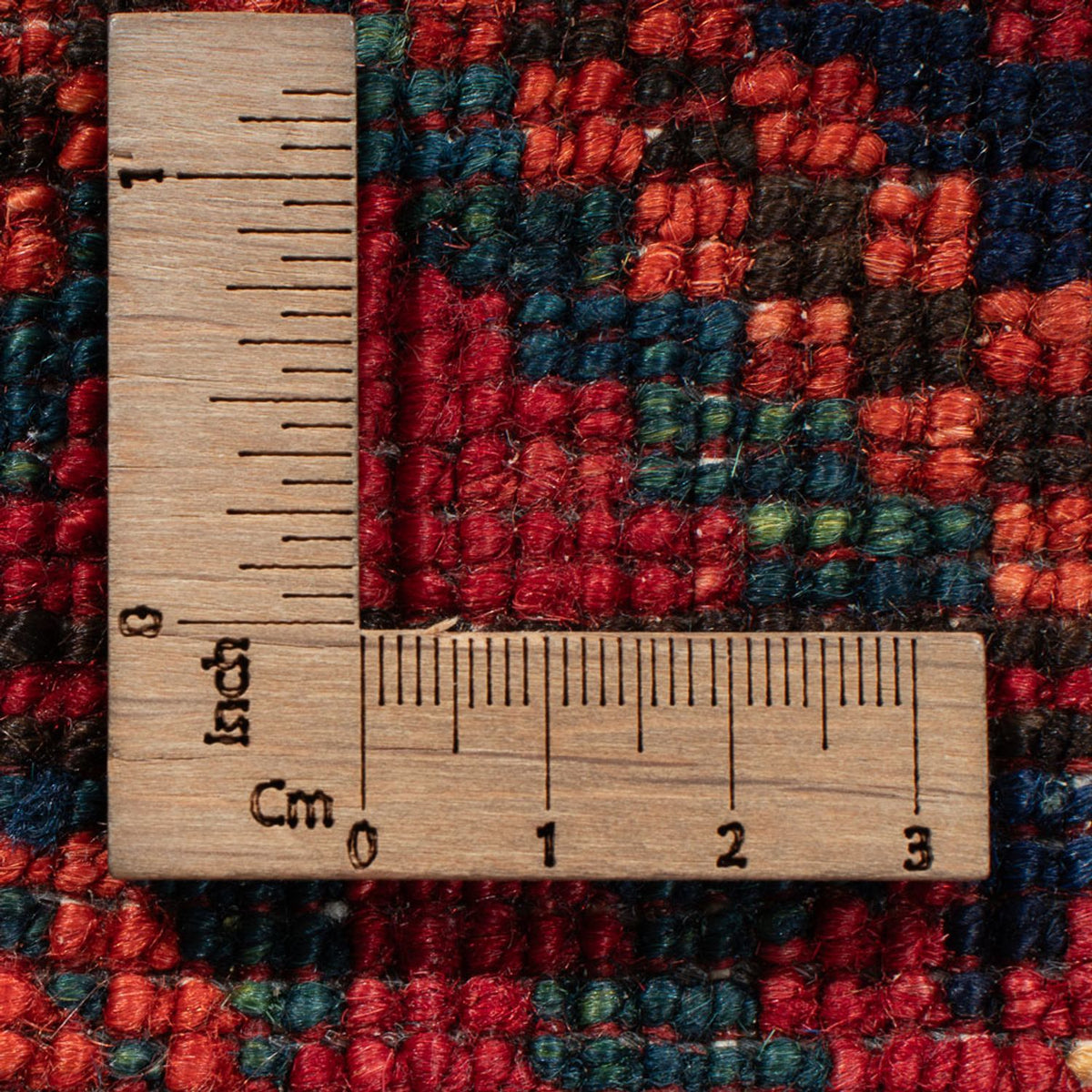 Runner Afghansk matta - 216 x 83 cm - röd