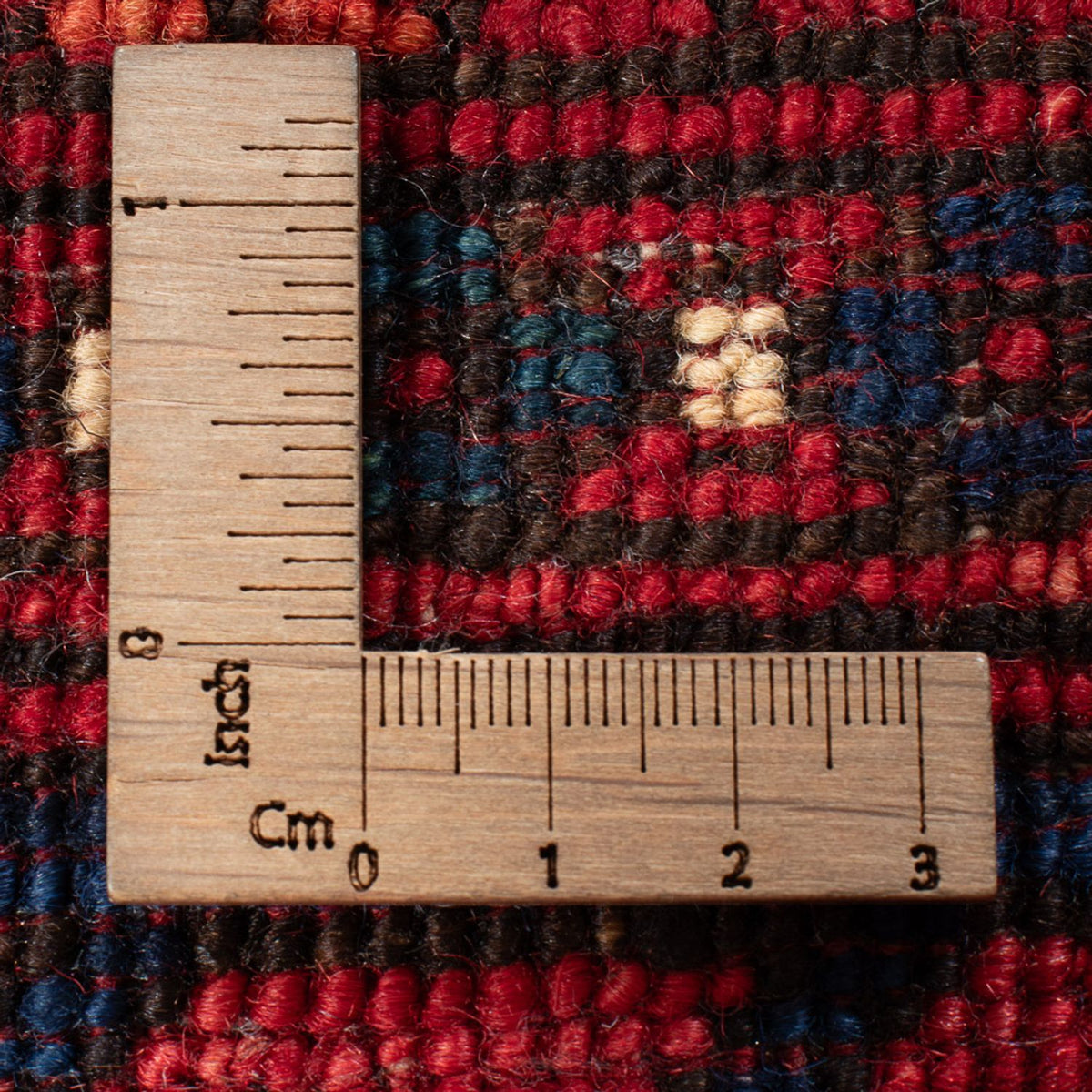 Runner Afghansk matta - 205 x 82 cm - röd