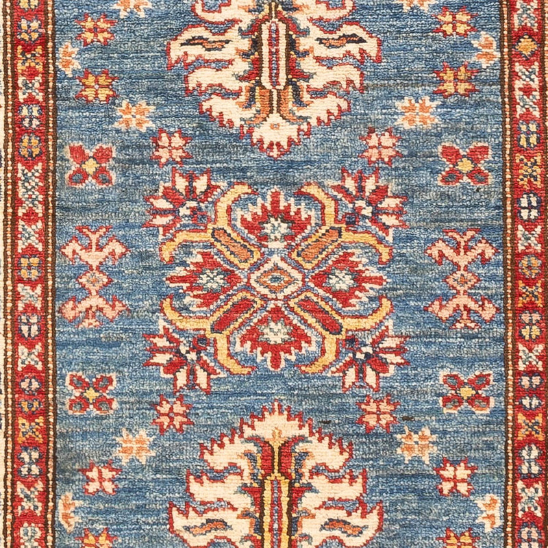 Runner Ziegler Carpet - Kazak - 200 x 76 cm - blå