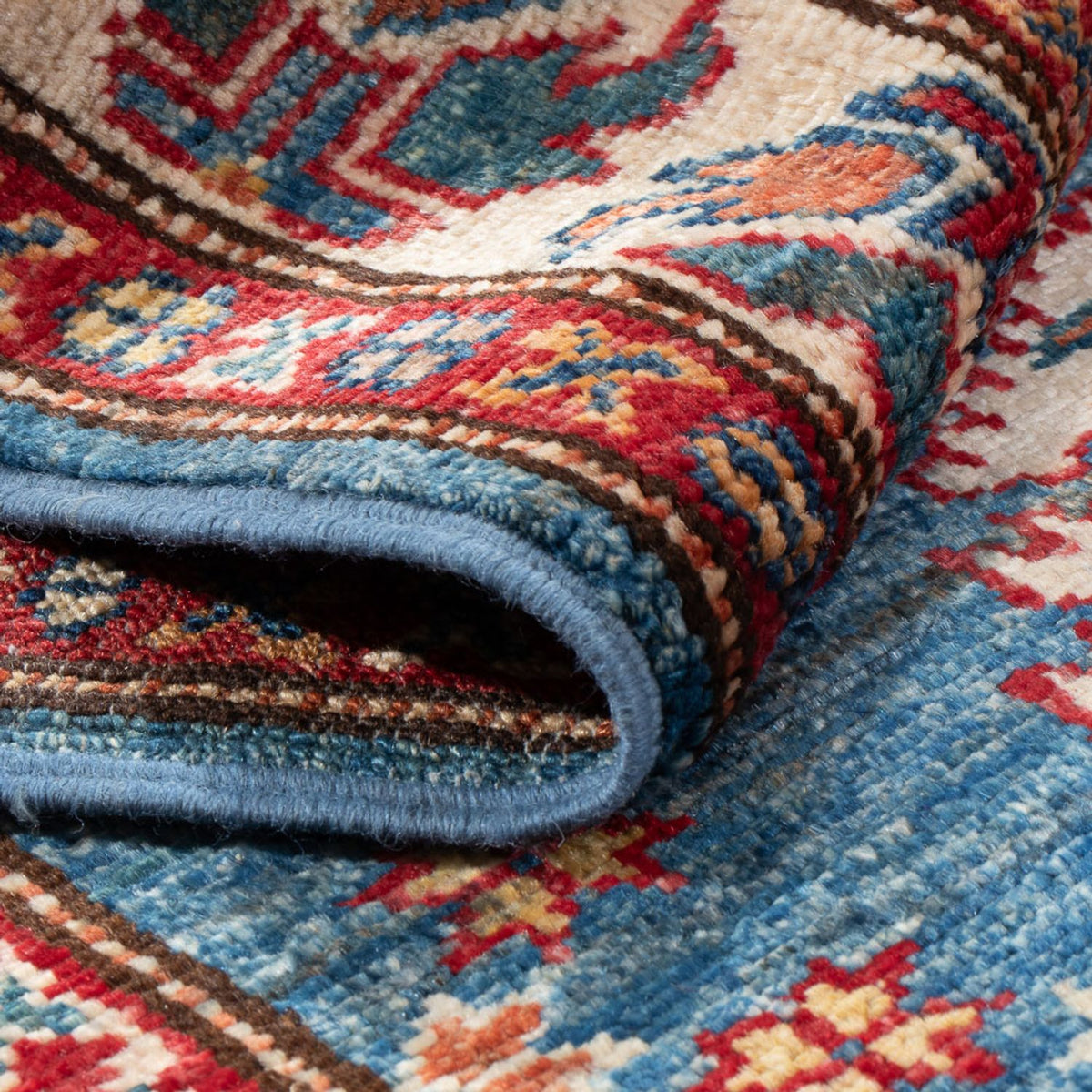 Runner Ziegler Carpet - Kazak - 200 x 76 cm - blå