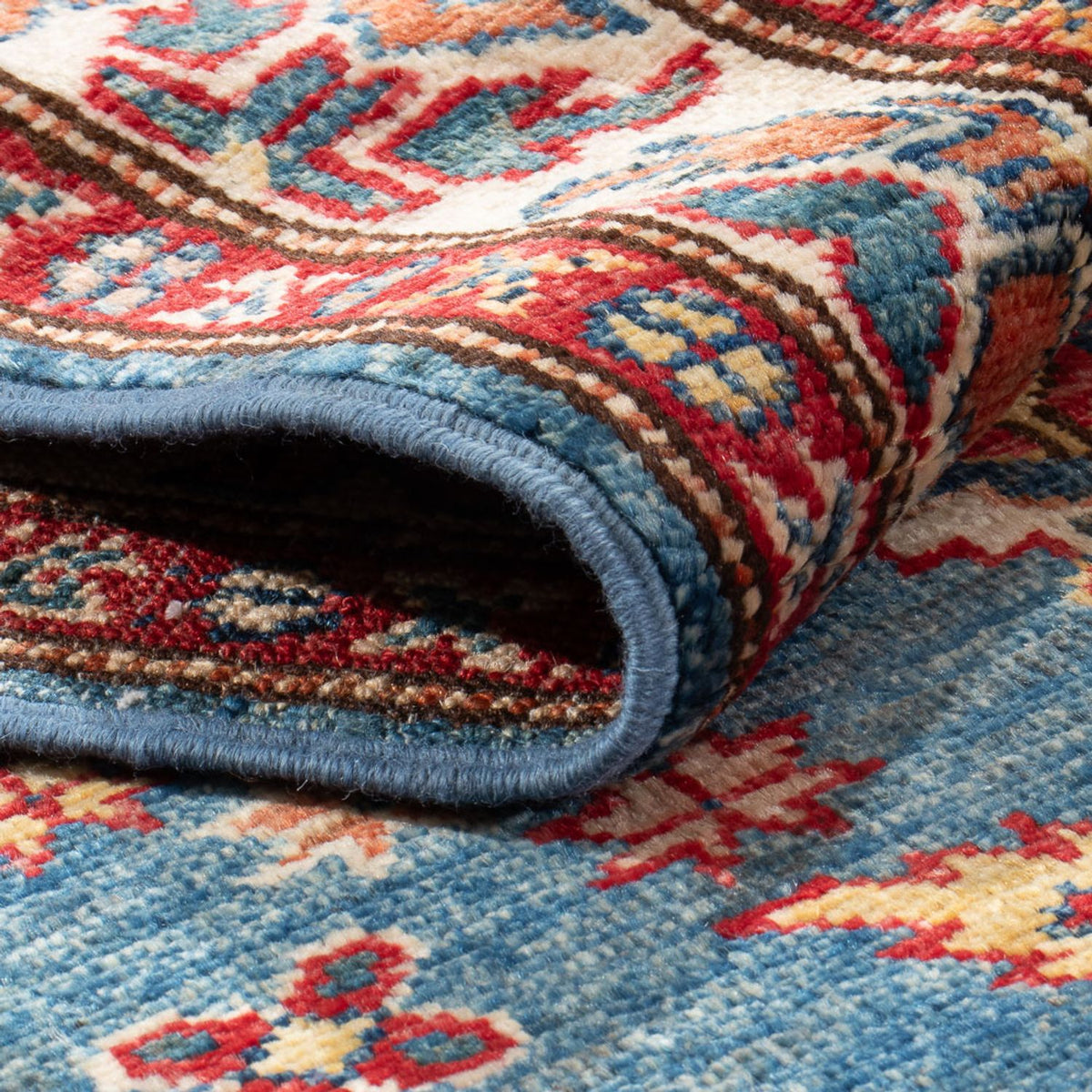 Runner Ziegler Carpet - Kazak - 202 x 72 cm - blå