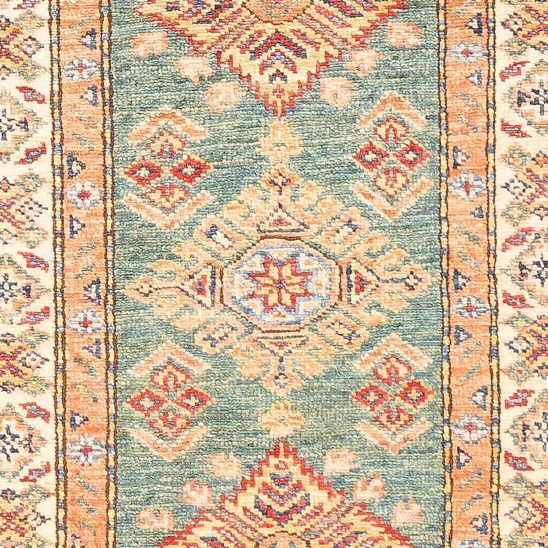 Runner Ziegler Carpet - Kazak - 178 x 58 cm - ljusgrön