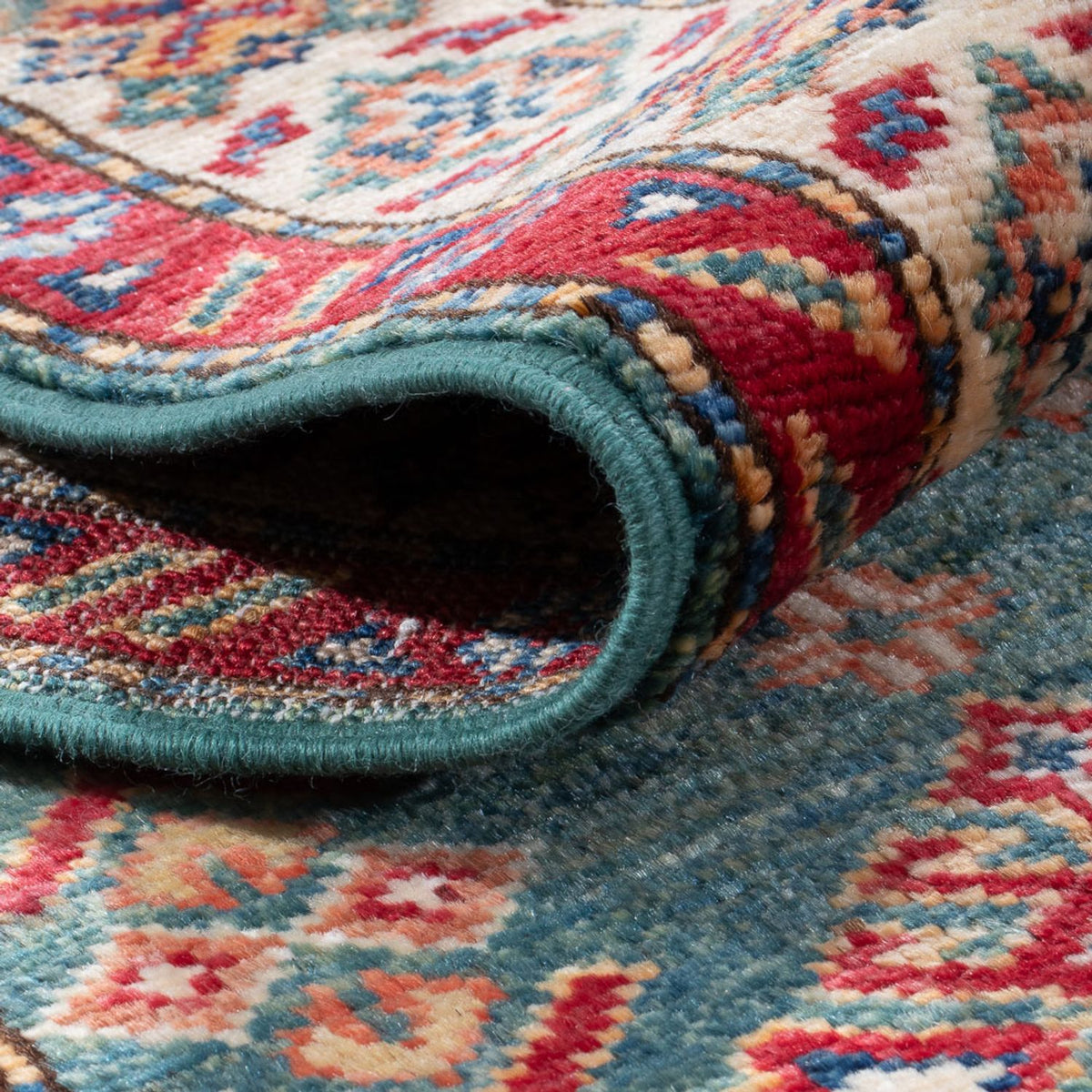 Runner Ziegler Carpet - Kazak - 178 x 58 cm - ljusgrön