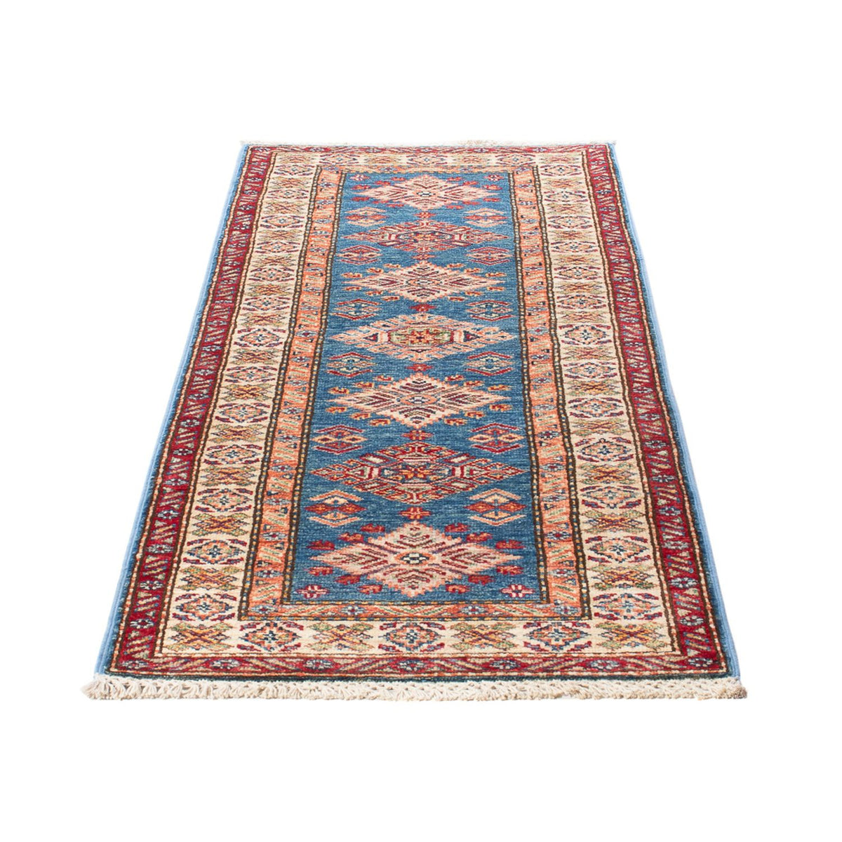 Runner Ziegler Carpet - Kazak - 177 x 61 cm - ljusblå