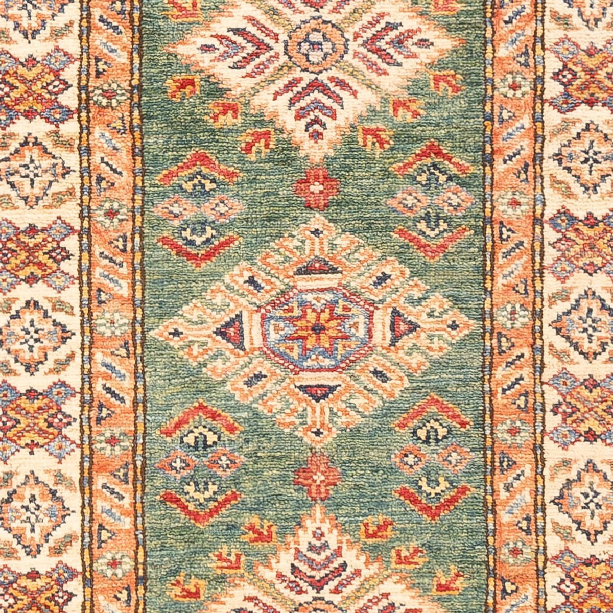 Runner Ziegler Carpet - Kazak - 183 x 59 cm - grön