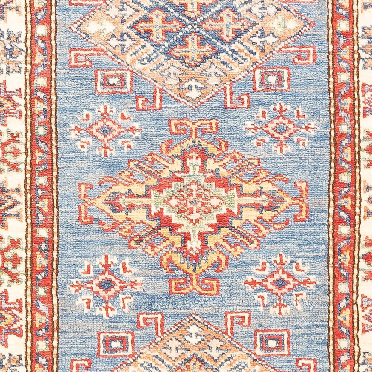 Runner Ziegler Carpet - Kazak - 185 x 61 cm - ljusblå