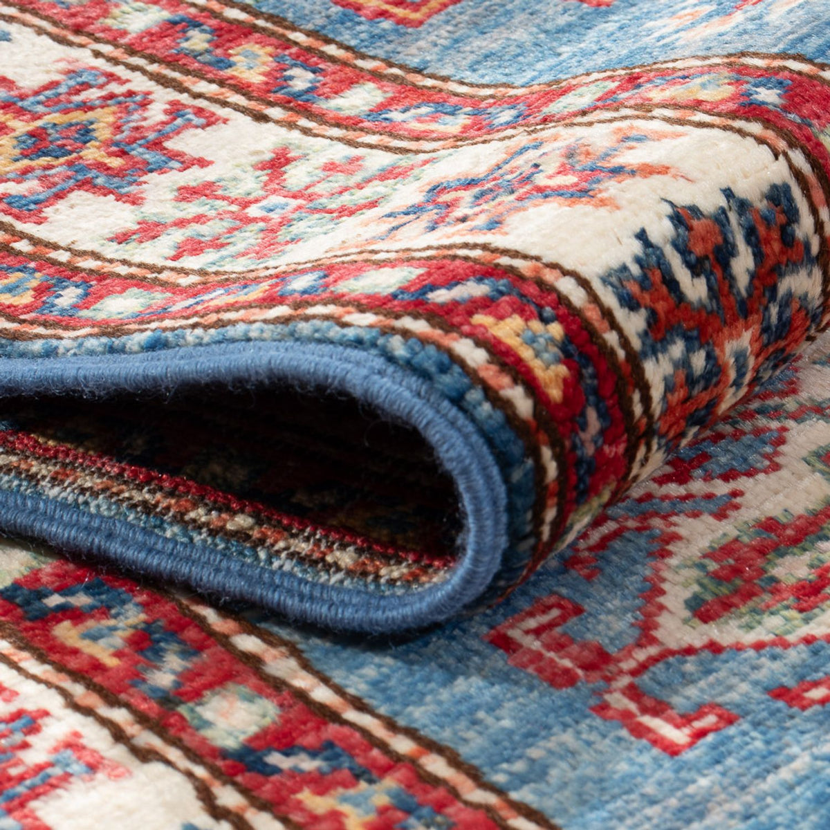 Runner Ziegler Carpet - Kazak - 185 x 61 cm - ljusblå