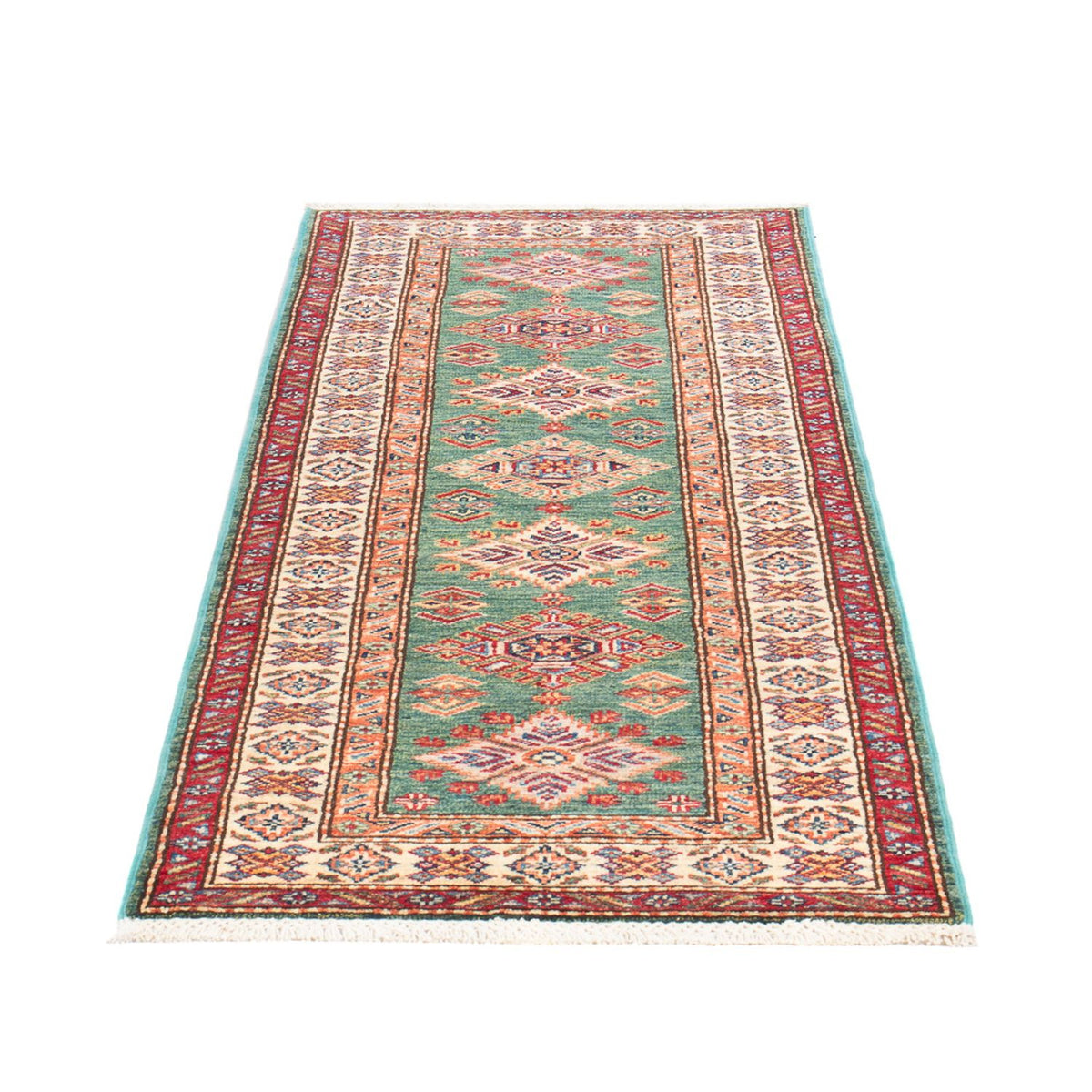 Runner Ziegler Carpet - Kazak - 184 x 59 cm - ljusgrön
