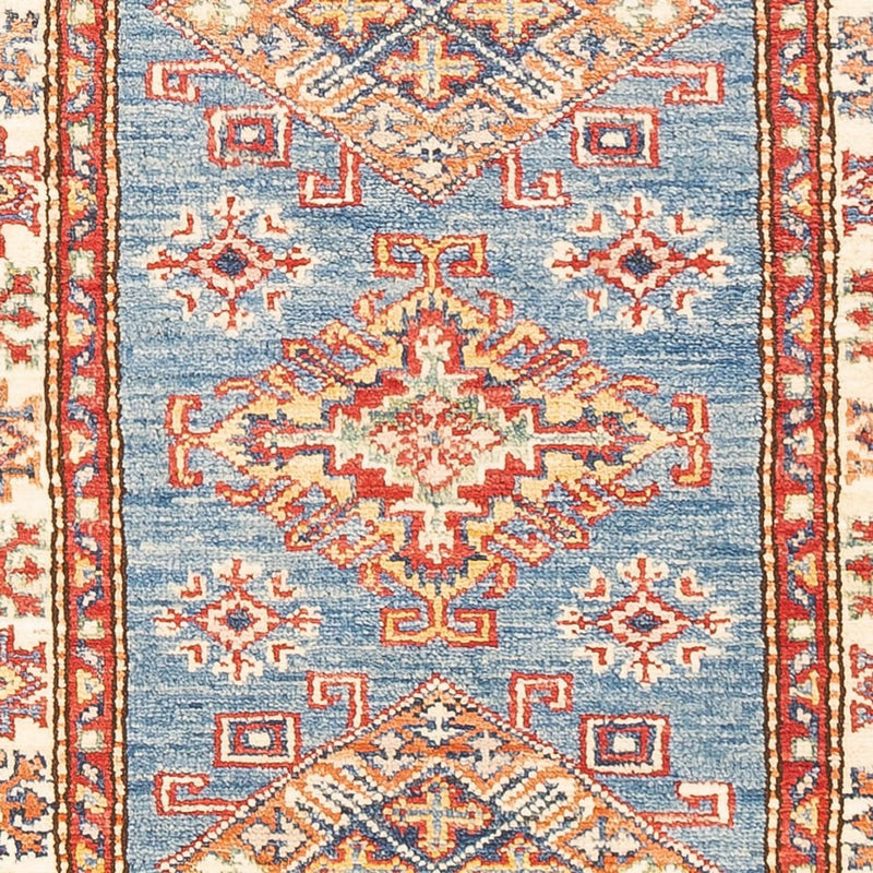 Runner Ziegler Carpet - Kazak - 186 x 58 cm - ljusblå