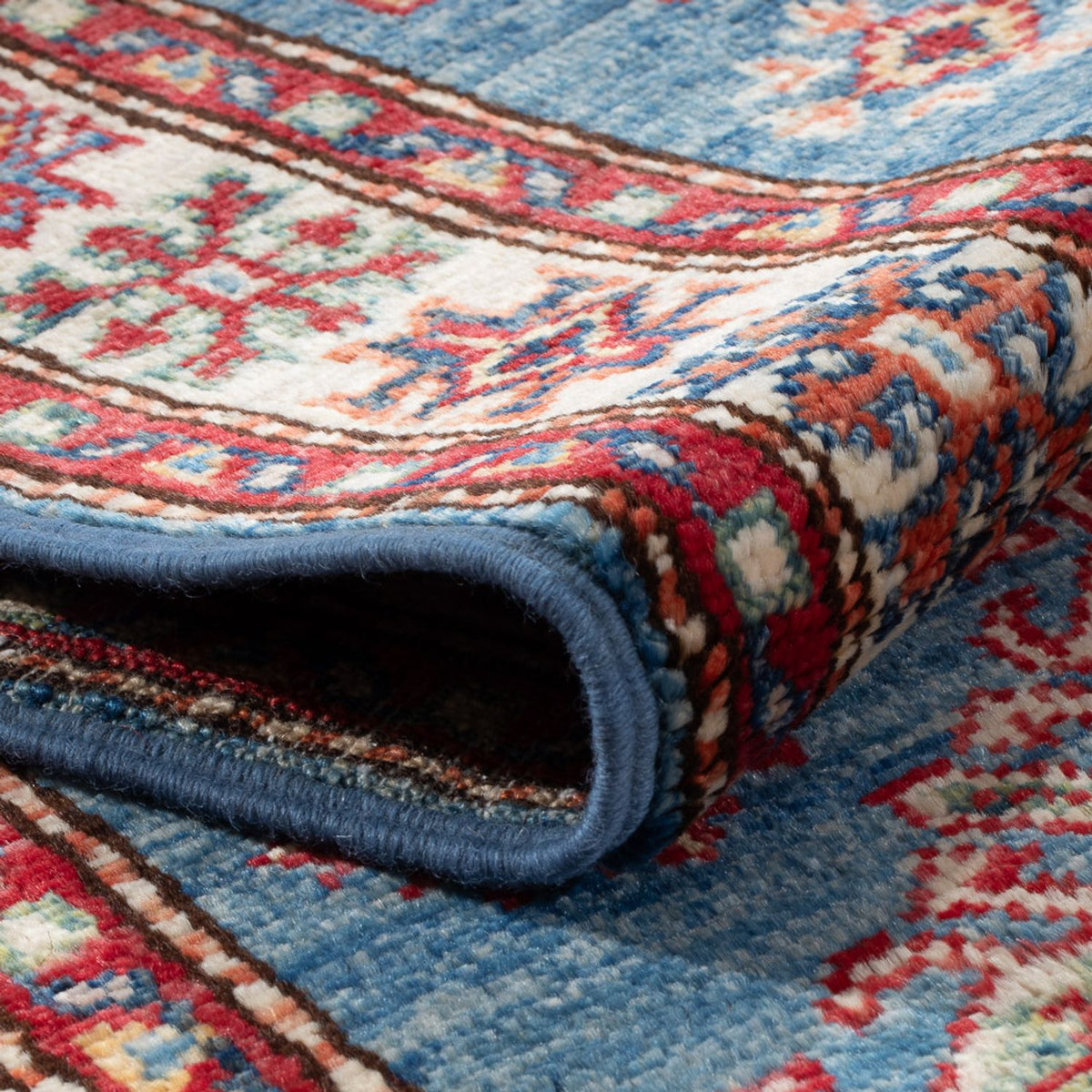 Runner Ziegler Carpet - Kazak - 186 x 58 cm - ljusblå