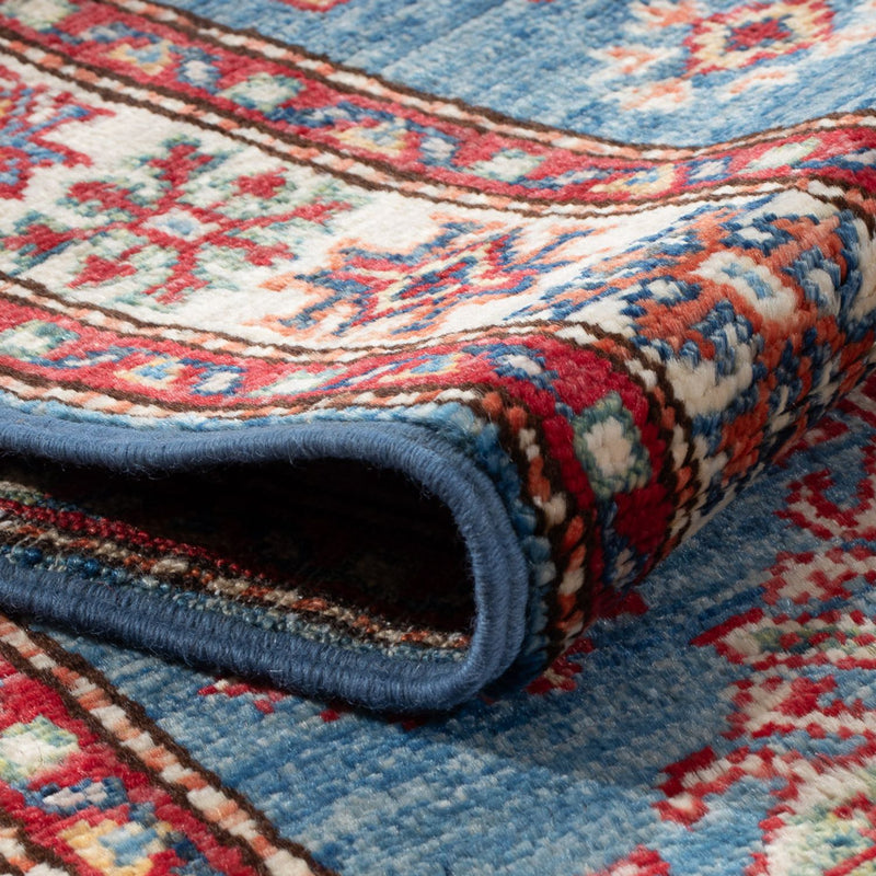 Runner Ziegler Carpet - Kazak - 186 x 58 cm - ljusblå