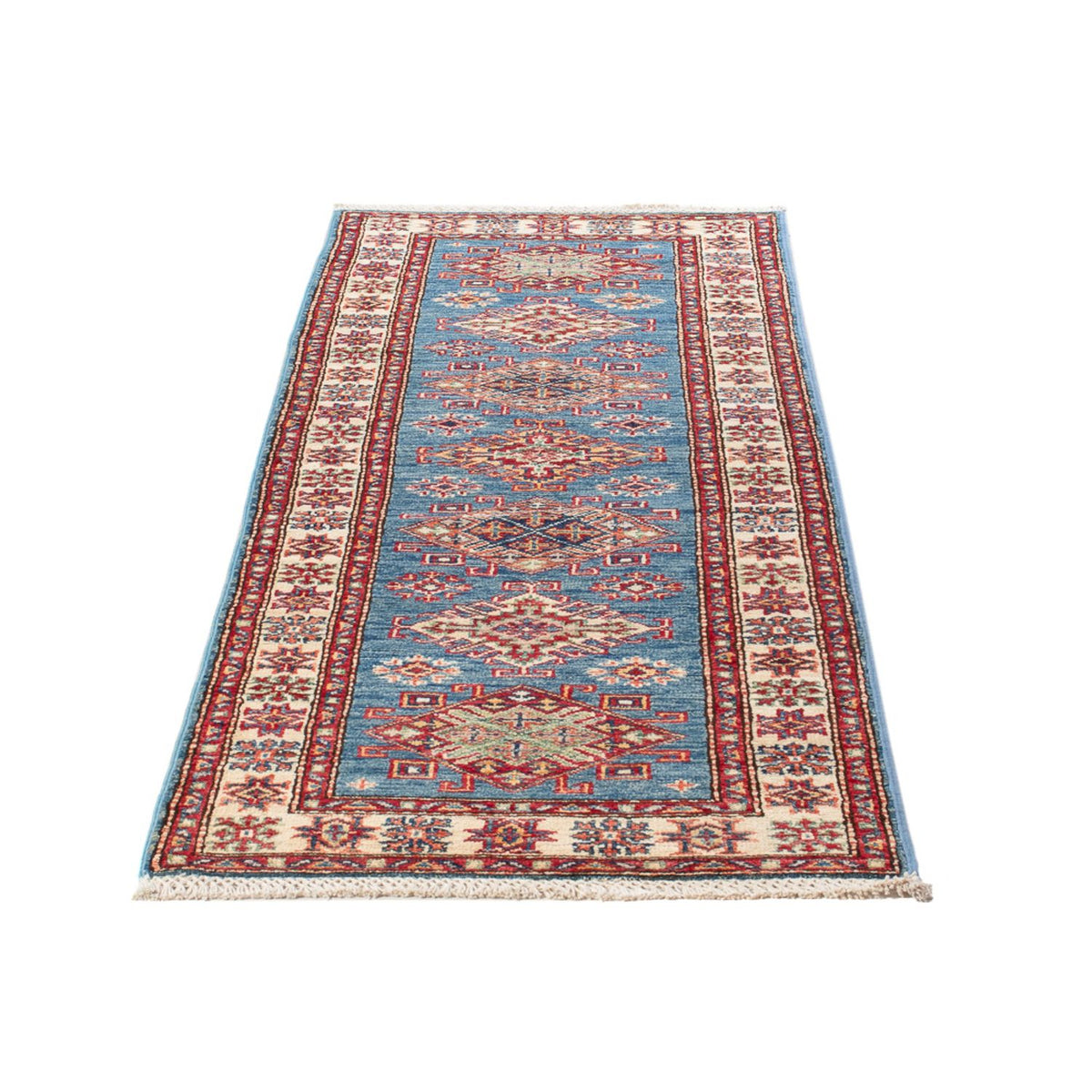 Runner Ziegler Carpet - Kazak - 186 x 58 cm - ljusblå