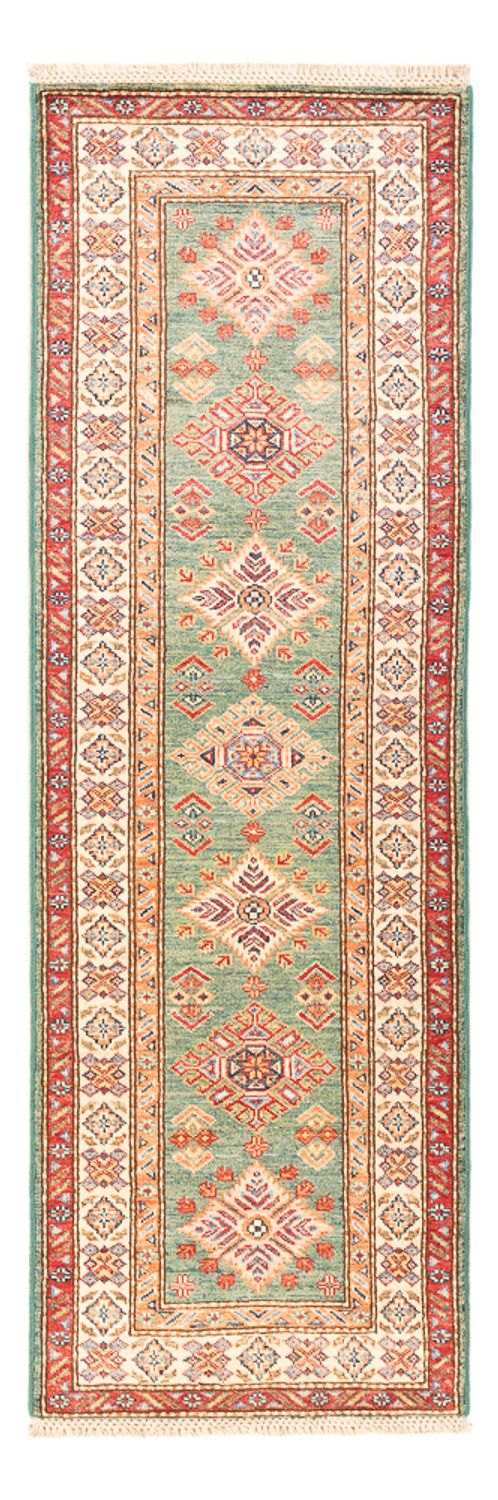 Runner Ziegler Carpet - Kazak - 185 x 60 cm - ljusgrön