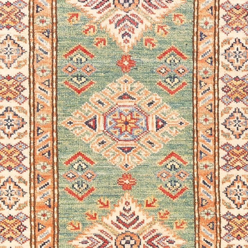 Runner Ziegler Carpet - Kazak - 185 x 60 cm - ljusgrön