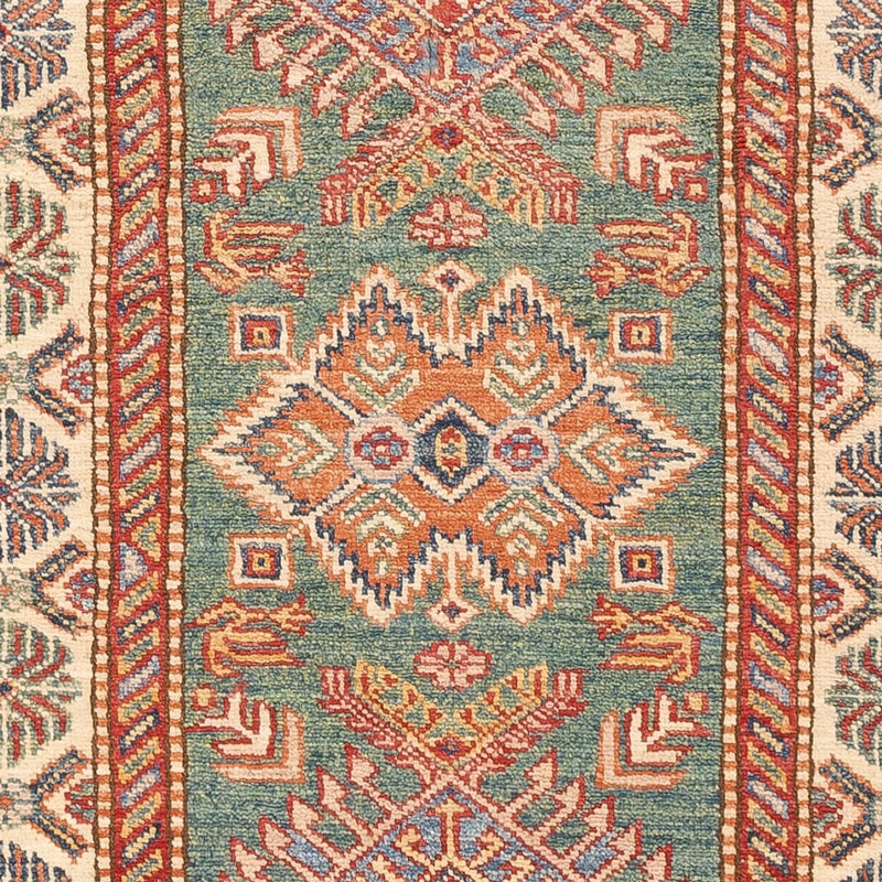 Runner Ziegler Carpet - Kazak - 199 x 75 cm - mörkgrön