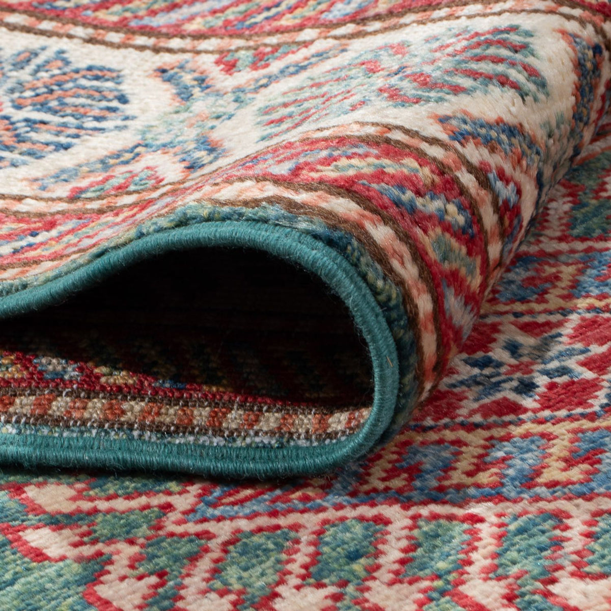 Runner Ziegler Carpet - Kazak - 199 x 75 cm - mörkgrön