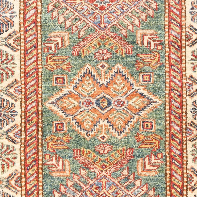 Runner Ziegler Carpet - Kazak - 198 x 76 cm - ljusgrön