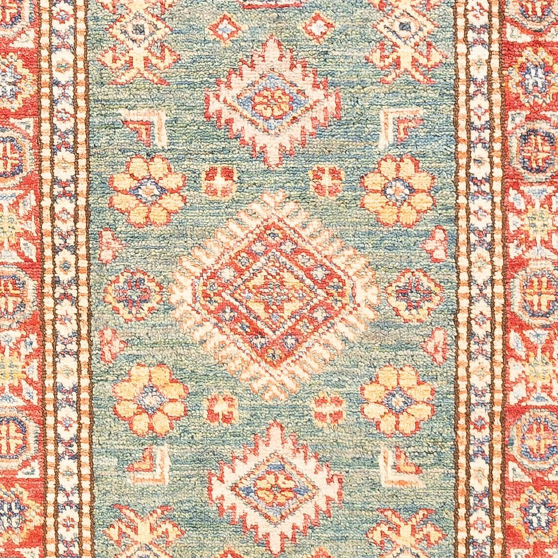 Runner Ziegler Carpet - Kazak - 186 x 59 cm - ljusgrön
