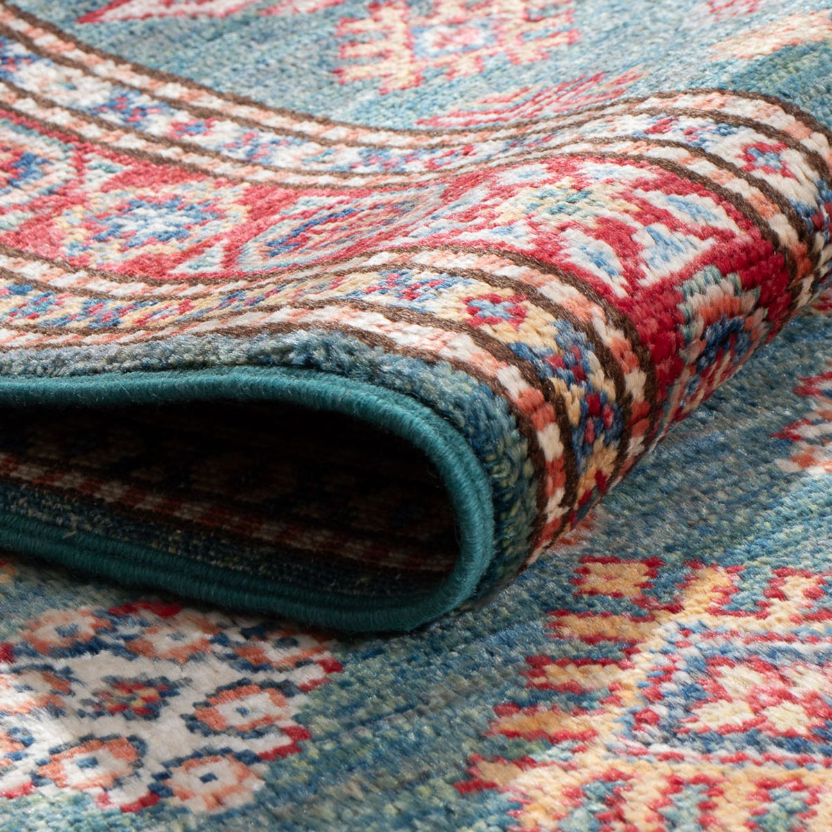 Runner Ziegler Carpet - Kazak - 186 x 59 cm - ljusgrön