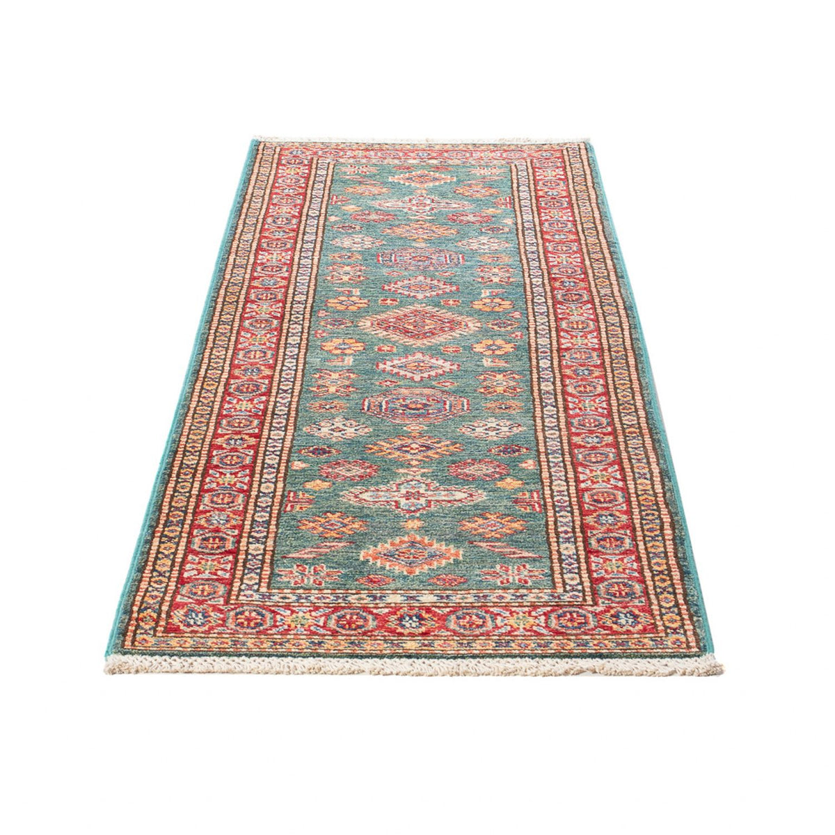 Runner Ziegler Carpet - Kazak - 186 x 59 cm - ljusgrön