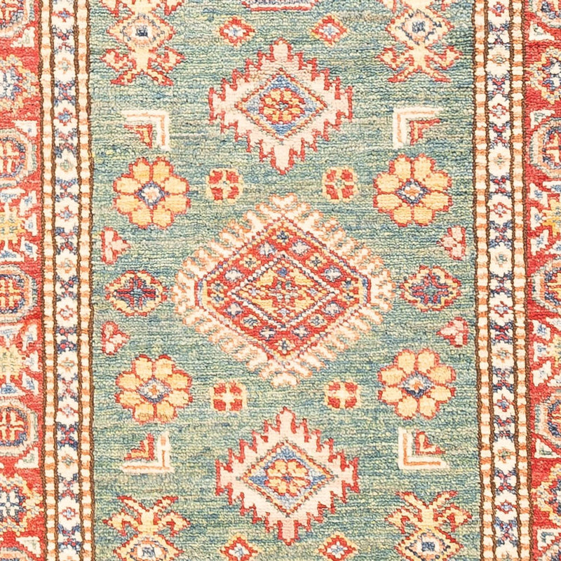 Runner Ziegler Carpet - Kazak - 187 x 60 cm - ljusgrön