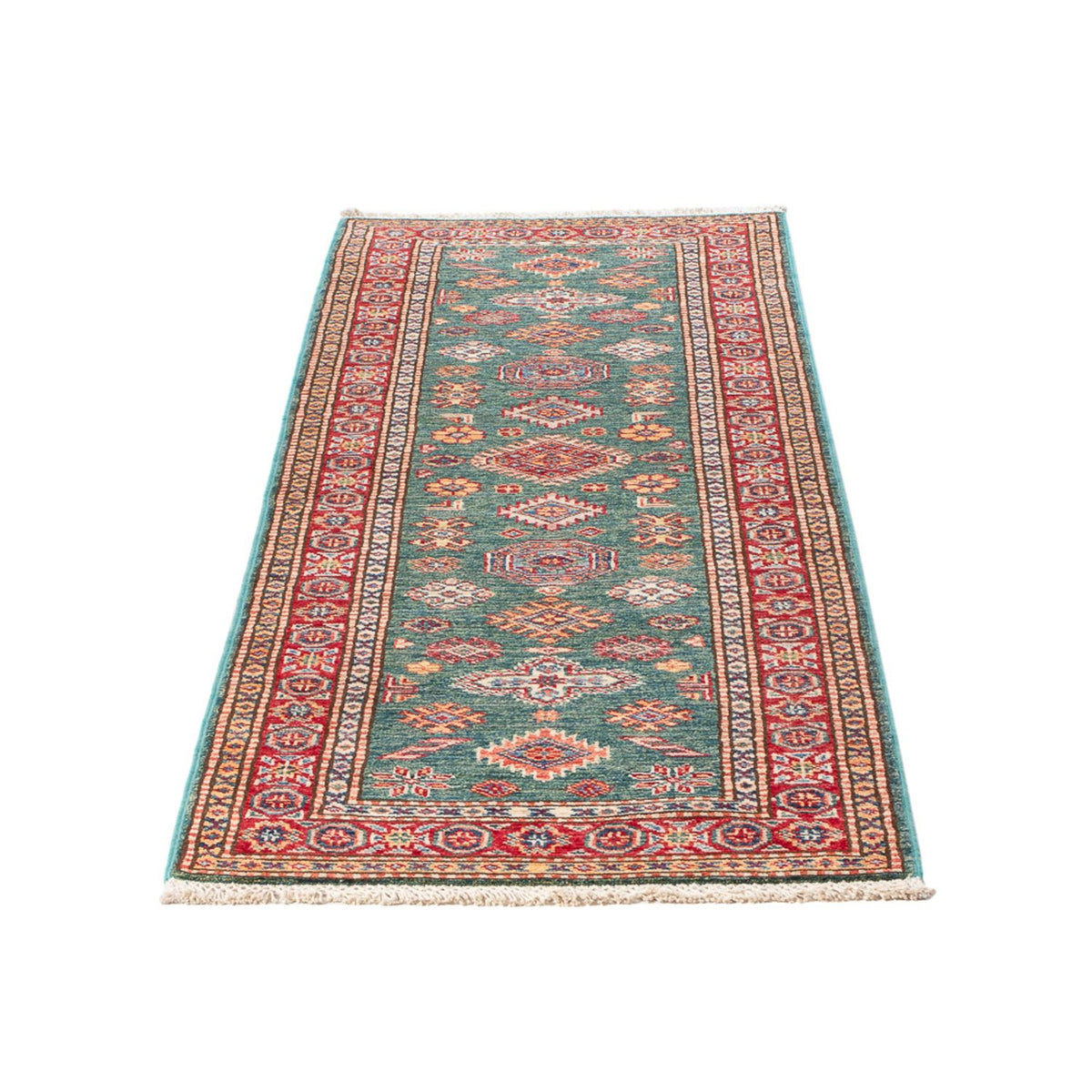 Runner Ziegler Carpet - Kazak - 187 x 60 cm - ljusgrön