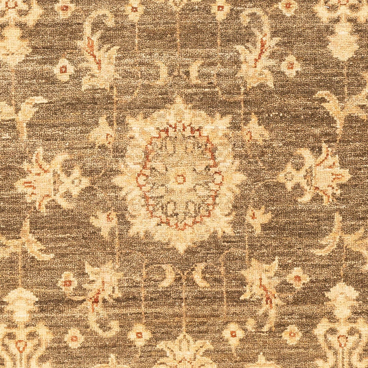 Runner Ziegler Carpet - 213 x 80 cm - olivgrön