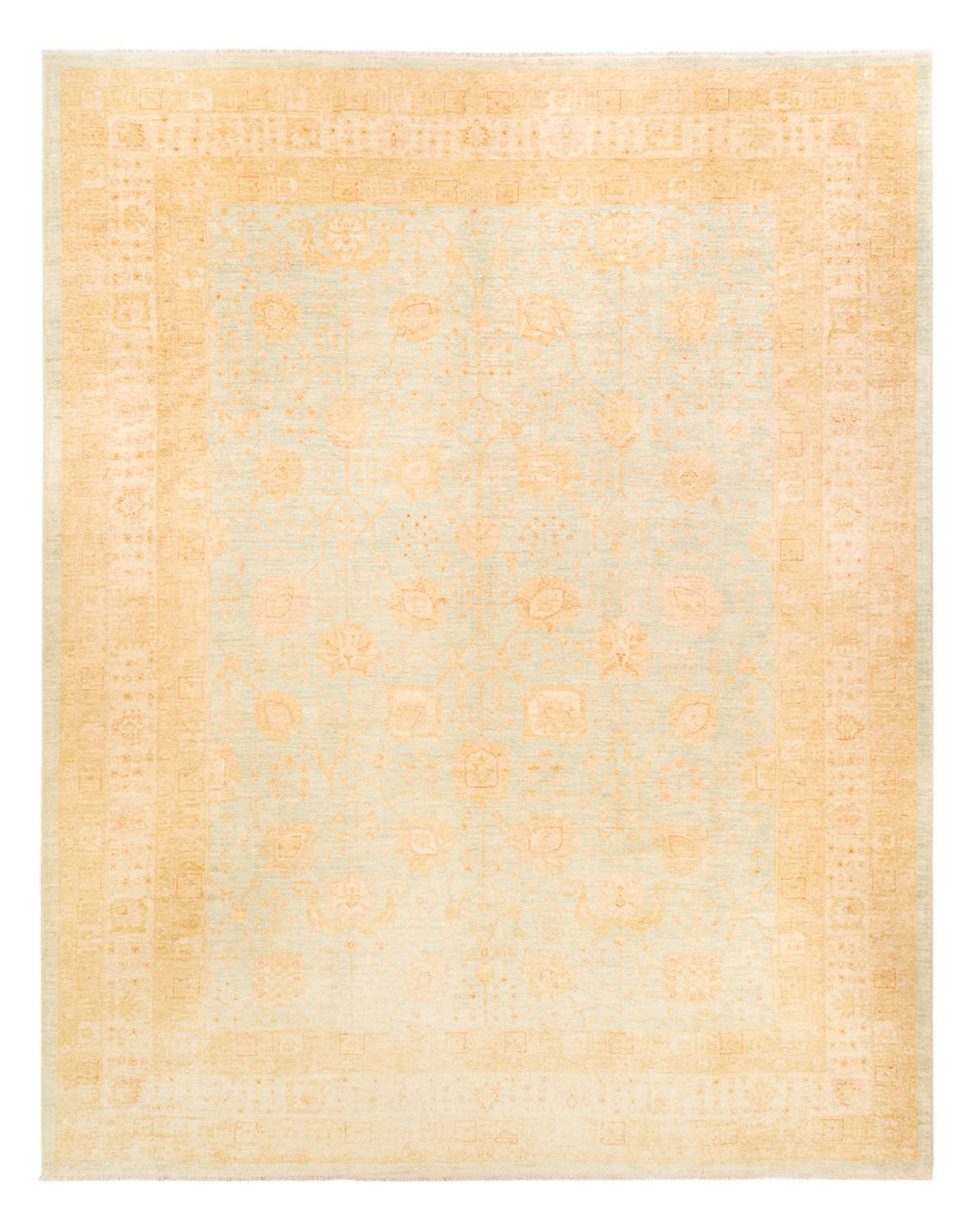 Ziegler Carpet - 394 x 309 cm - ljusblå