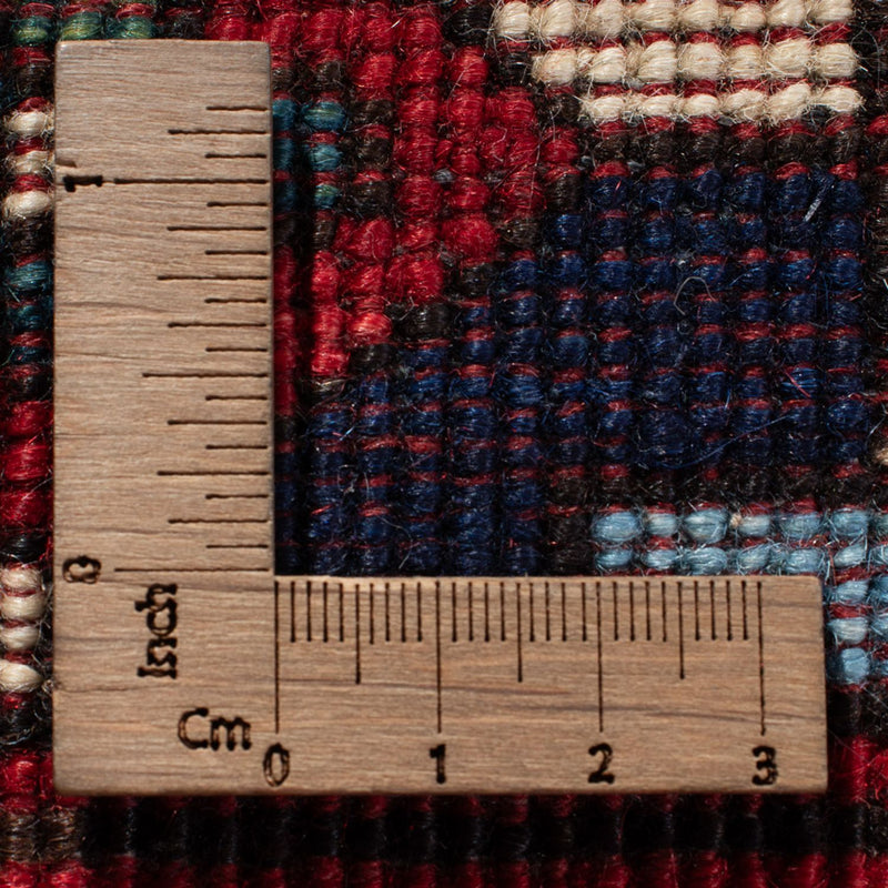 Afghansk matta - 398 x 309 cm - röd