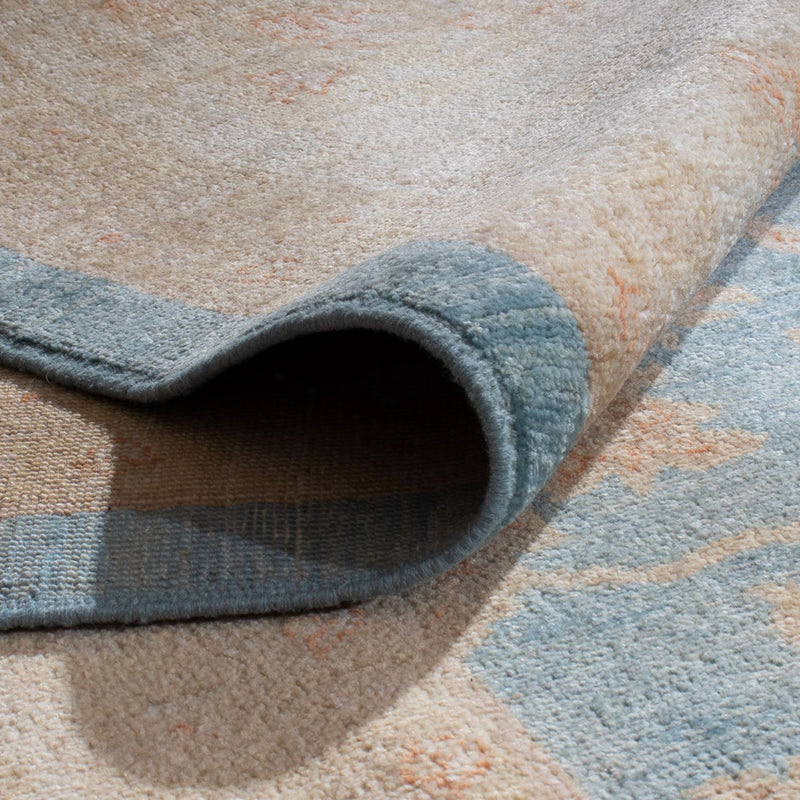 Ziegler Carpet - 393 x 303 cm - ljusblå