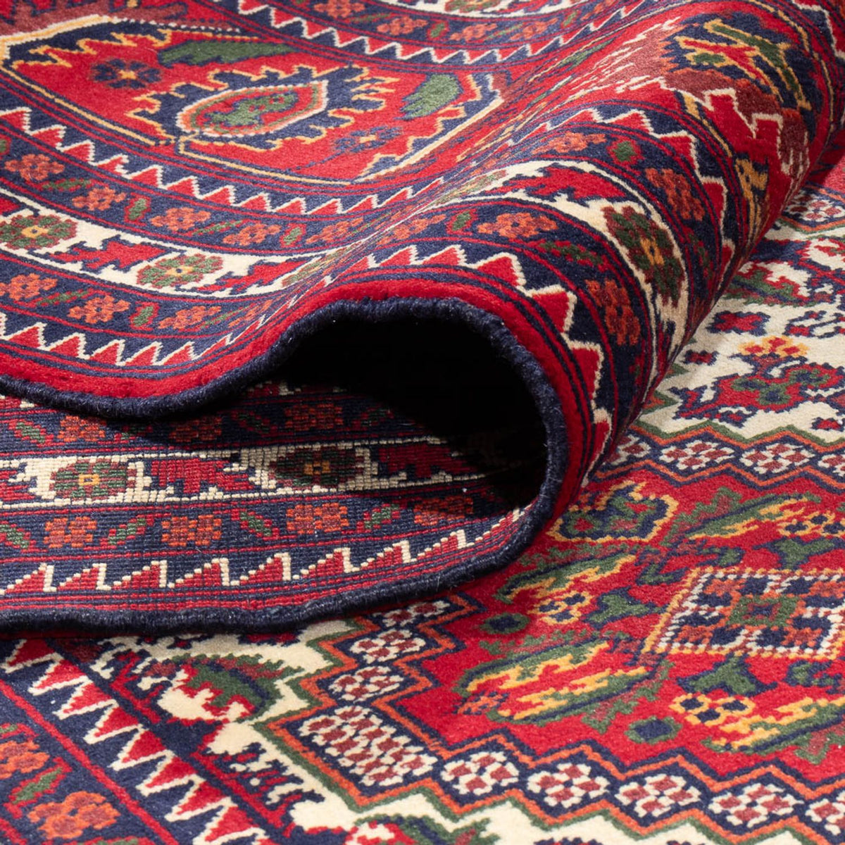 Afghansk matta - Kungliga - 385 x 300 cm - flerfärgad